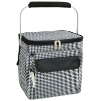 Picnic at Ascot 24 Can Houndstooth Wine and Multi Purpose Picnic Cooler PVQ2032